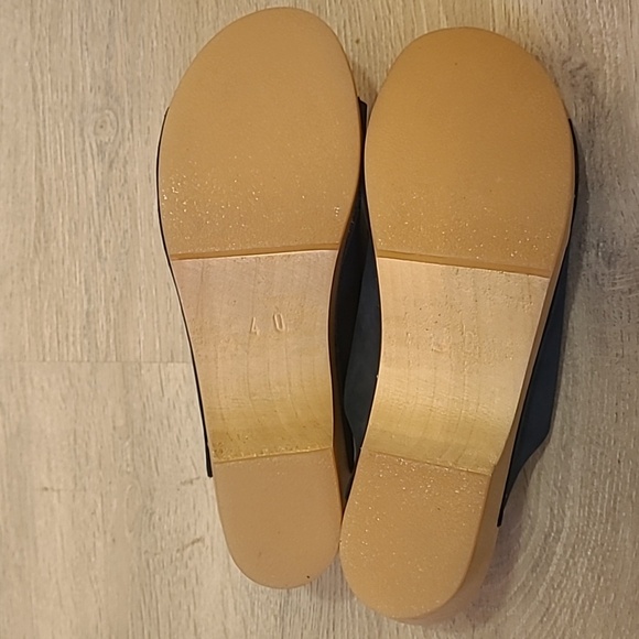 COPY - Vallejo swedish design wood leather upper clogs size 40 or 8.5 - Picture 6 of 7